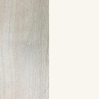Дуб Шамони светлый/Белый Шагрень