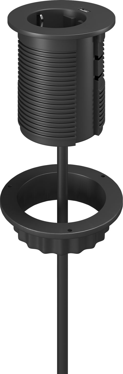 Розеточный блок POWER GROMMET G5201-1UC — в интерьере