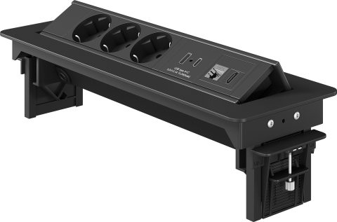 Розеточный блок DESK PRO G4703-2AC1H1R — в интерьере