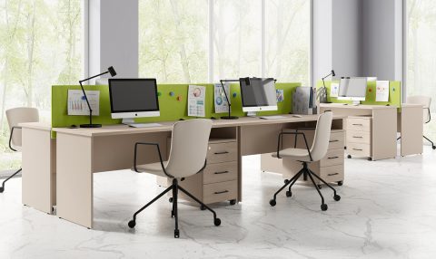 Экран для бенч-систем тканевый Everprof EVO Acoustic 1580х22x455 — в интерьере