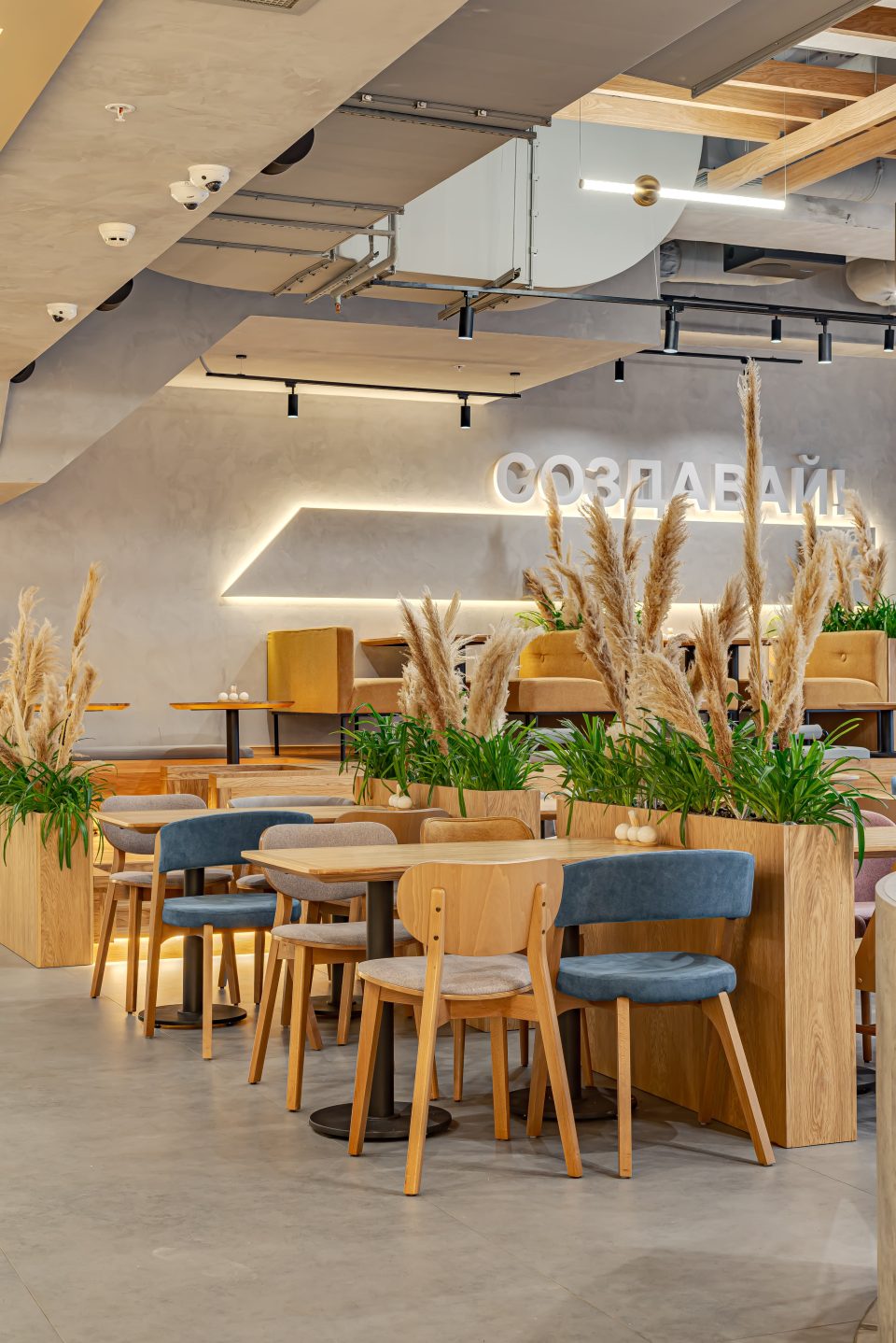 Кафе Lunch box — в интерьере