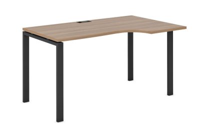 Стол криволинейный 1,4м. правый на П образном м/к 60х30 гл. 700/900 EVOLUTION