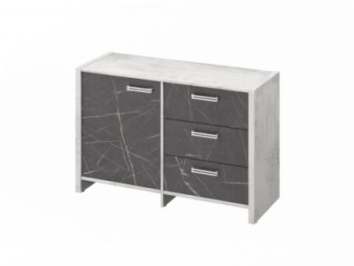 Тумба двухсекционная FI-12-01.G. Фурнитура INOX