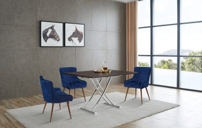 Стол Трансформер 2219 Венге Стул 9-19M BLUE