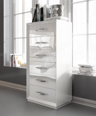 Вертикальный комод 1028 White
