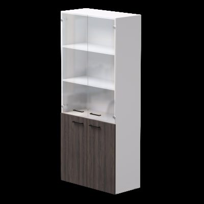 Шкаф комбинированный Everprof EVO (ЭВО) 800х383x1835 Белый/Дуб Пасадена