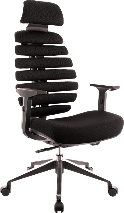 Кресло Everprof Ergo Black (Эрго Блэк) Ткань Черный