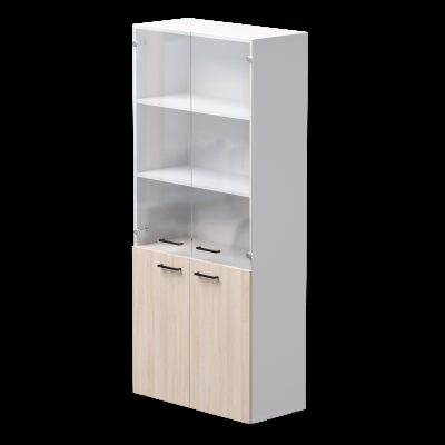 Шкаф комбинированный Everprof EVO (ЭВО) 800х383x1835 Белый/Дуб Соната