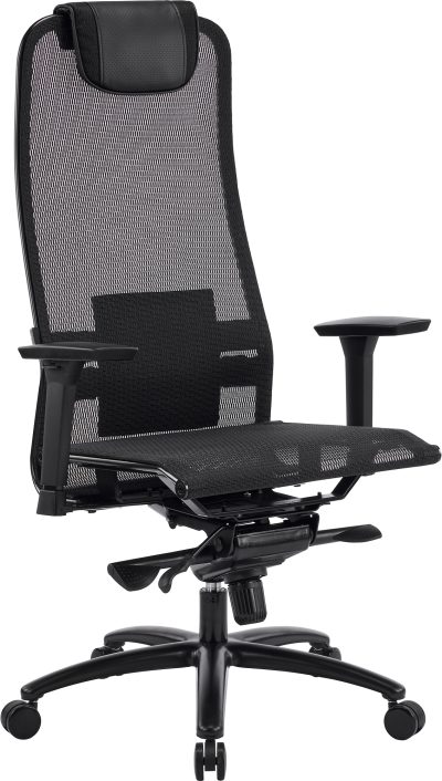 Кресло Deco Black Lux (Дэко Блэк Люкс) Сетка Черный