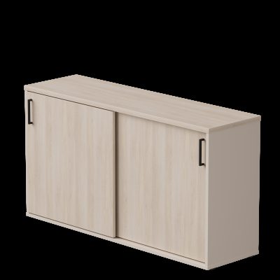 Шкаф-купе низкий Everprof EVO (ЭВО) 1374х385х755 Кашемир/Дуб Соната