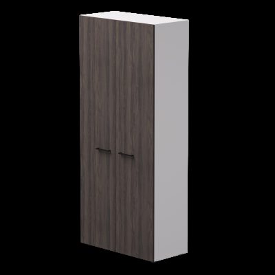 Шкаф с высокими дверьми Everprof EVO (ЭВО) 800х383x1835 Белый/Дуб Пасадена