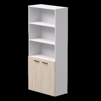 Шкаф полузакрытый Everprof EVO (ЭВО) 800х383x1835 Белый/Дуб Соната