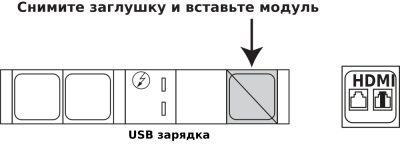 Дополнительный модуль для розеток BACHMANN