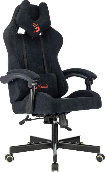 Кресло игровое A4Tech Bloody GC-560 черный Formula 999 искусственная замша с подголов. крестов. металл