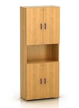 КФ17 Шкаф высокий (740х390х2002) (ШФ14+ДФ13*4) Фея
