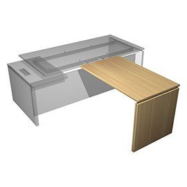 Брифинг-приставка фронтальная 120x70x76 Reventon