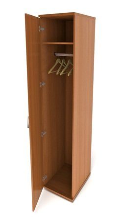 Шкаф для одежды узкий 374х520х2046