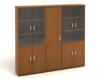 КЭ111 Шкаф высокий (КЭ17*2+КЭ24+КЭ30+КЭ22*4+БСКТ410*4+ФС03*4) (2254*424*2066) Эталон
