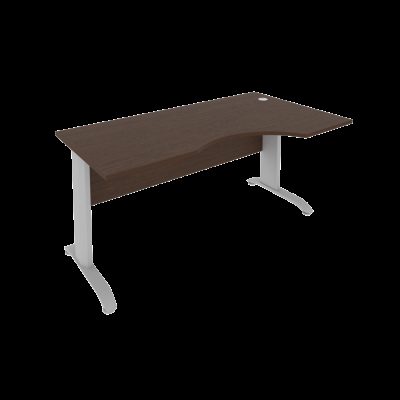 Стол криволинейный письменный правый на металлокаркасе (1600х900х755) Riva