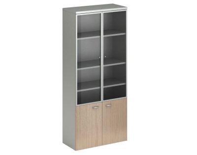 Шкаф комбинированный алюм. (900х420х2069) Flash M