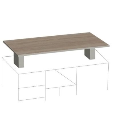 Полка для сервисной тумбы 1100x550x208 Bella Vita Dark