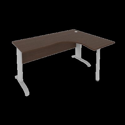 Стол криволинейный письменный правый на металлокаркасе (1600х1200х755) Riva