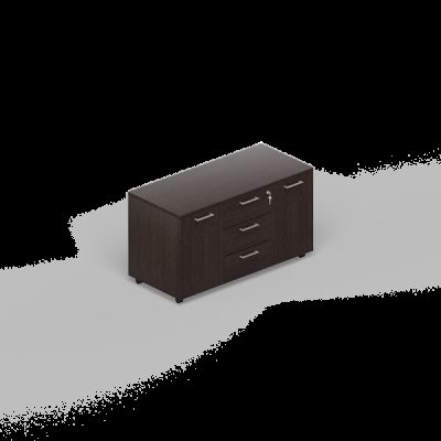 Сервисная тумба (3 ящика + 2 дверцы) 120х53х64см ORBIS