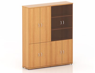 КЭ73 Шкаф высокий (КЭ17*2+КЭ31+КЭ22*4+КЭ23*2+КЭ36*2+ФС03*2) (1704*424*2066) Эталон