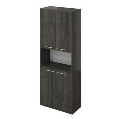 Шкаф 1 откр. полка 700х338х1845 (КЦ14+КЦ17*4) Канцлер