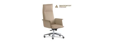 Кресло для руководителя Эпсилон люкс хром A