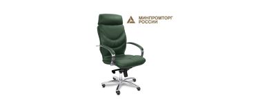 Кресло для руководителя Лидс хром А
