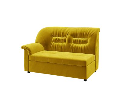 Премьер. Модуль 2-местный раскладной правый. Newtone Yellow.