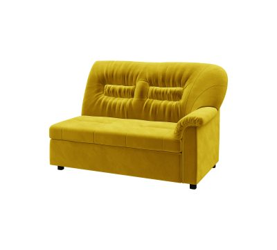 Премьер. Модуль 2-местный раскладной левый. Newtone Yellow.