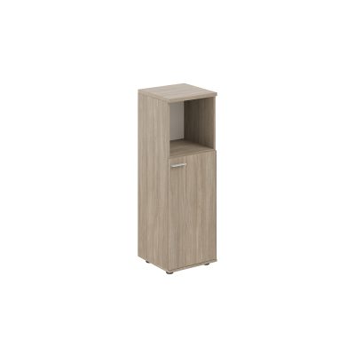 Шкаф средний с нишей 400х400х1200, 1 дв., з.ст HDF, правый
