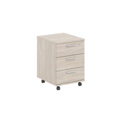 Тумба мобильная с 3 ящ. с замком 394х450х533