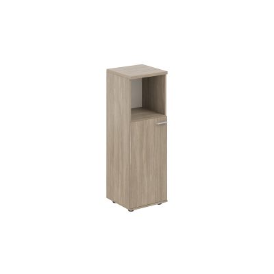 Шкаф средний с нишей 400х400х1200, 1 дв., з.ст HDF, левый