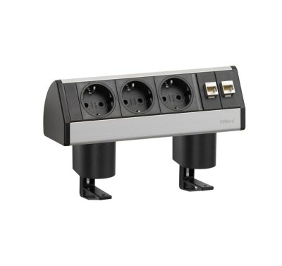 ЭВОЛАЙН/EVOLINE DOCK Гориз блок 3+2 СЕРЫЙ-АЛЮМ
