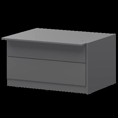 Модуль завершающий низкий левый Ресепшен Смарт СМР-11.12 Графит