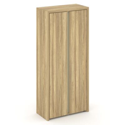 Корнер Шкаф высокий широкий COR.ST-1.9 Гикори Песочный/Ваниль 900*450*2000