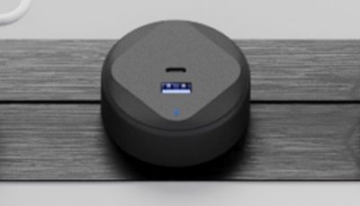 Электрификация Адаптер трековой розетки USB/Type-C T21R-B.N Черный d65