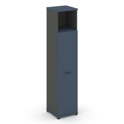 Концепт Шкаф 1 узкая секция, 5 ниш CN.STU-516 A Звездный Сапфир/Антрацит NEW/Металл Антрацит 420*420