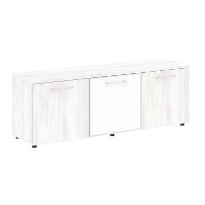 Ялта Тумба модульная LT.TS-3.4 white Снежная Патина/Стекло White 1642*450*580