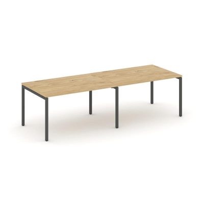 Стайл Проджект Стол переговорный SN-4P.SPRG-011.3 Тиквуд Светлый/Металл Антрацит 1960*980*750