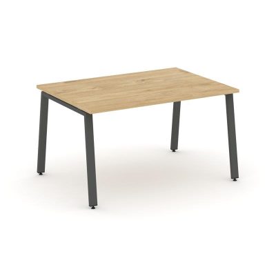 Стайл Проджект Стол переговорный SN-6A.SPRG-003.3 Тиквуд Светлый/Металл Антрацит 1380*980*750
