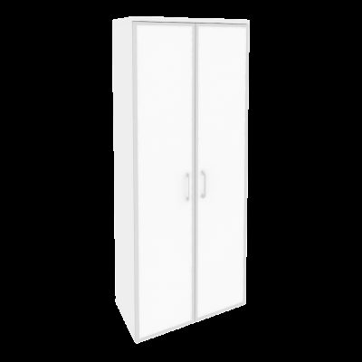 Оникс Шкаф высокий широкий O.ST-1.10 R white Белый Бриллиант/Стекло White 800*420*1977
