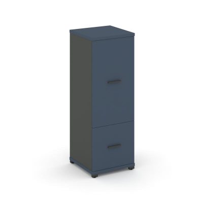 Концепт Шкаф 1 узкая секция, 3 ниши CN.STU-312 A Звездный Сапфир/Антрацит NEW/Металл Антрацит 420*42
