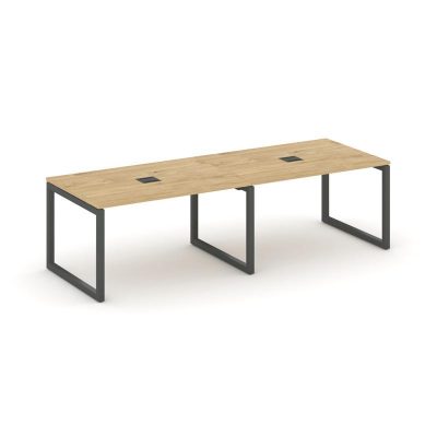 Стайл Проджект Стол переговорный SN-5O.SPRG-011 Тиквуд Светлый/Металл Антрацит 1960*980*750