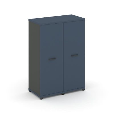 Концепт Шкаф 2 узкие секции, 3 ниши CN.STU-326 A Звездный Сапфир/Антрацит NEW/Металл Антрацит 836*42
