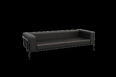 Флекс Диван трехместный FLX-3 Santorini 0401/Металл Черный 2100*915*690