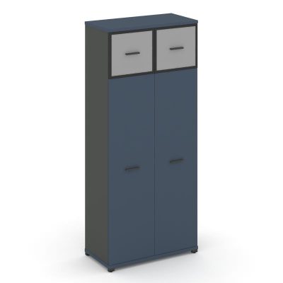 Концепт Шкаф 1 широкая секция, 5 ниш CN.STS-517 RMB A Звездный Сапфир/Антрацит NEW/Металл Антрацит/С